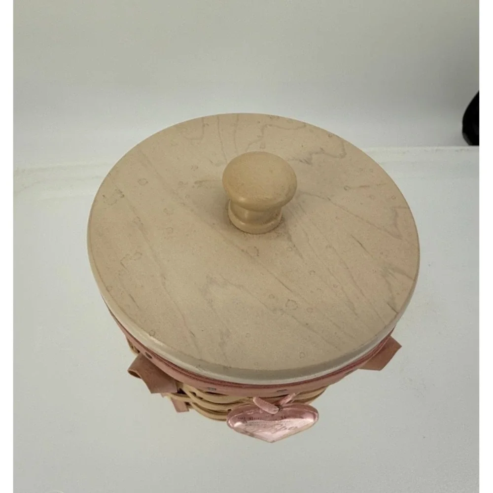Longaberger American Cancer Society Hope Basket Pink Ribbon‎ Lid Protector Liner
